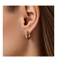 Ana Luisa - Gold Hoop Earrings - Giulia Medium