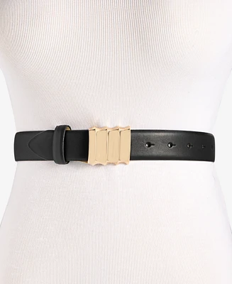 I.n.c. International Concepts Sculptural Plaque Buckle Belt, Exclusively at Macy's