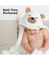 KeaBabies Cuddle Baby Hooded Towel, Organic Baby Bath Towel, Hooded Baby Towels, Baby Beach Towel for Newborn, Kids