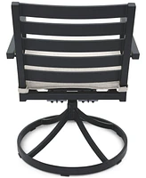 Astaire Outdoor Swivel Chair, Created for Macy's