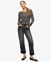 Sanctuary Women's Luna Mid-Rise Skinny Cuffed Jeans