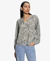 Sanctuary Women's Sunday's Best Printed Blouse