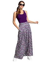 HotSquash London Women's Box Pleat Maxi Skirt