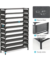 Tribesigns 10 Tiers Shoe Rack, Large Capacity Shoe Organizer, Shoe Shelf for 50 Pair, Large Shoe Rack, Extra Large Shoe Shelf