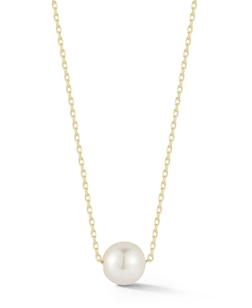 Rachel Zoe 14K Gold Plated Sterling Silver 8mm Pearl Necklace