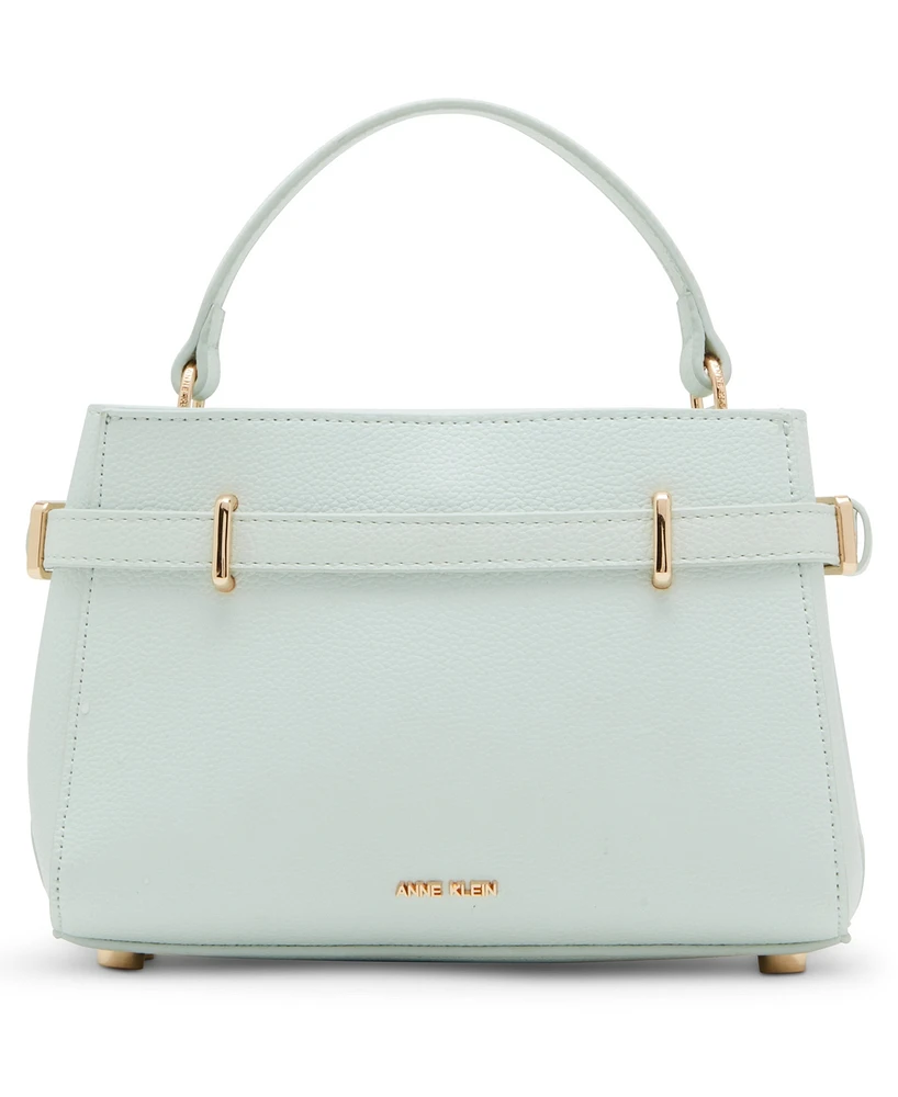 Anne Klein Top Handle with Convertible Strap Small Crossbody Bag