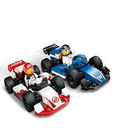 Lego City F1 Williams Racing and Haas F1 Race Cars Building Toy 60464, 92 Pieces