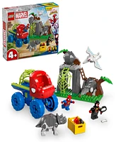 Lego Marvel Spidey And His Amazing Friends Team Spidey Dino Crawler Rescue Building Toy 11199, 136 Pieces