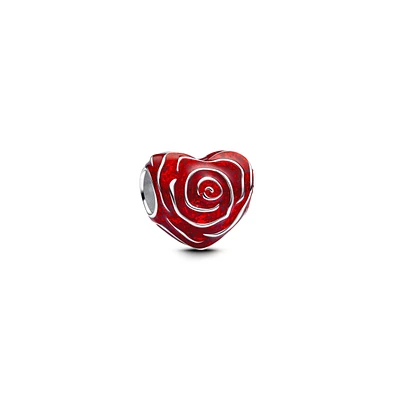 Pandora Sterling Silver Rose Heart Charms