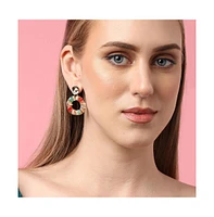 Creole Drop Earrings