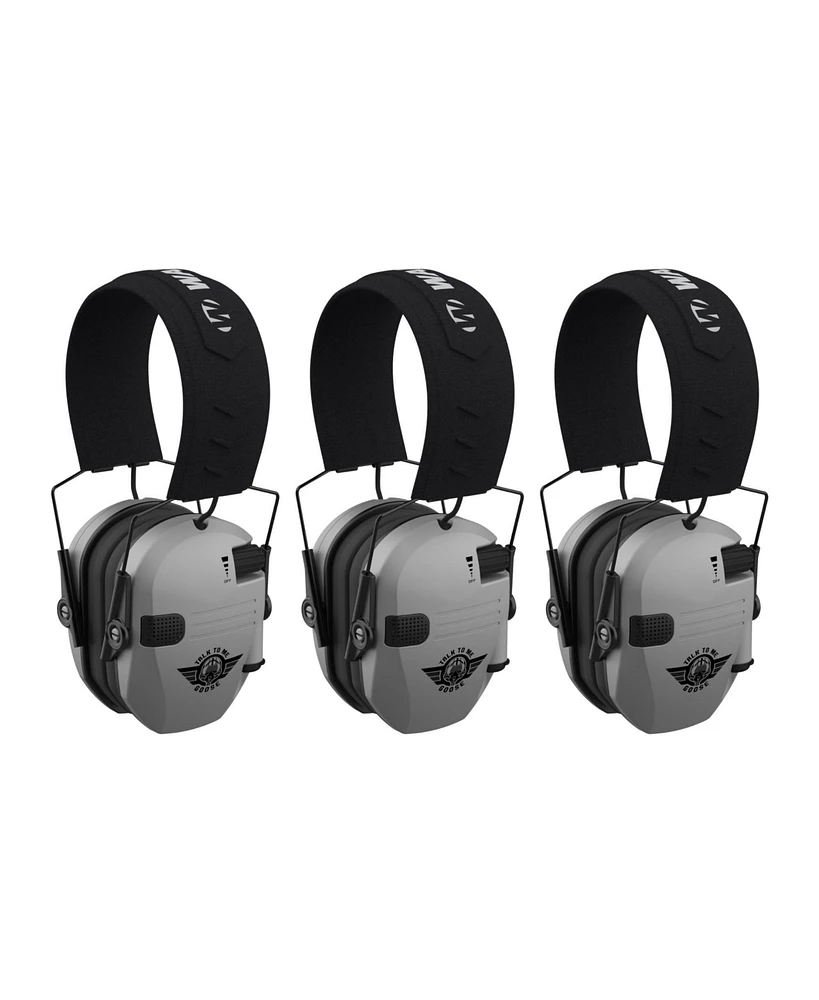 Walkers Razor Electric Slim (Talk to Me Goose Grey) Earmuffs -Pack