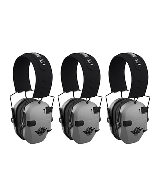 Walkers Razor Electric Slim (Talk to Me Goose Grey) Earmuffs -Pack