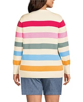 Lands' End Women's Plus Drifter Crew Neck Jersey Pull Over Sweater