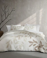 Calvin Klein Shadow Branches Melange Gauze 3-Pc. Comforter Set