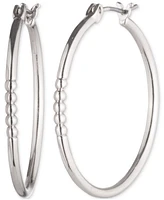 Lauren Ralph Lauren Bead Medium Hoop Earrings, 1.18"