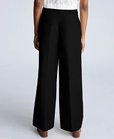 Kenneth Cole Women's Pintucked Wide-Leg Pants