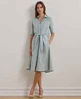 Lauren Ralph Women's Linen Shirtdress, Regular & Petite