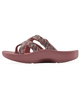 White Mountain Women's Rip Round Toe Flat Sandals