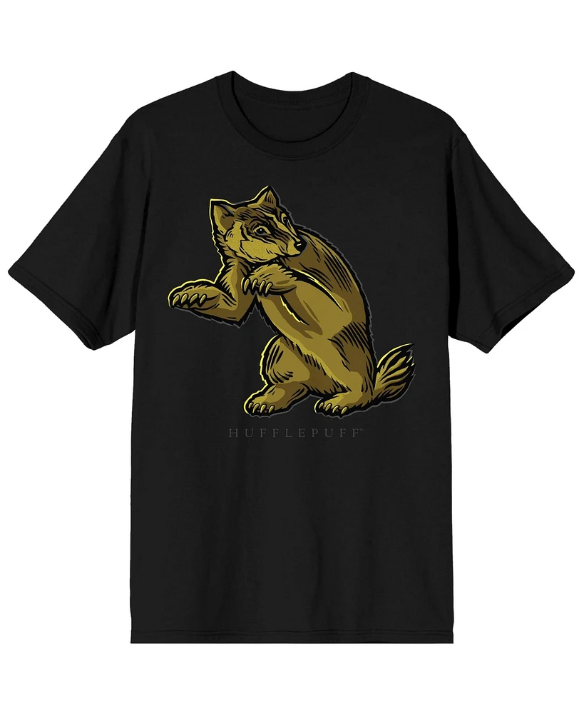 Harry Potter Hufflepuff Puff Hd Ink Men's Black