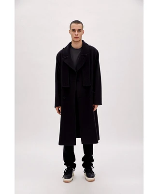 Pcfg Men's Wool Long Coat