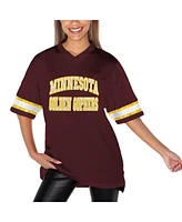 Gameday Couture Women's Maroon Minnesota Golden Gophers Until Kickoff Rhinestone Fashion T-Shirt