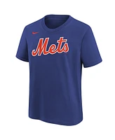 Nike Big Boys and Girls Juan Soto Royal New York Mets Name Number T-Shirt