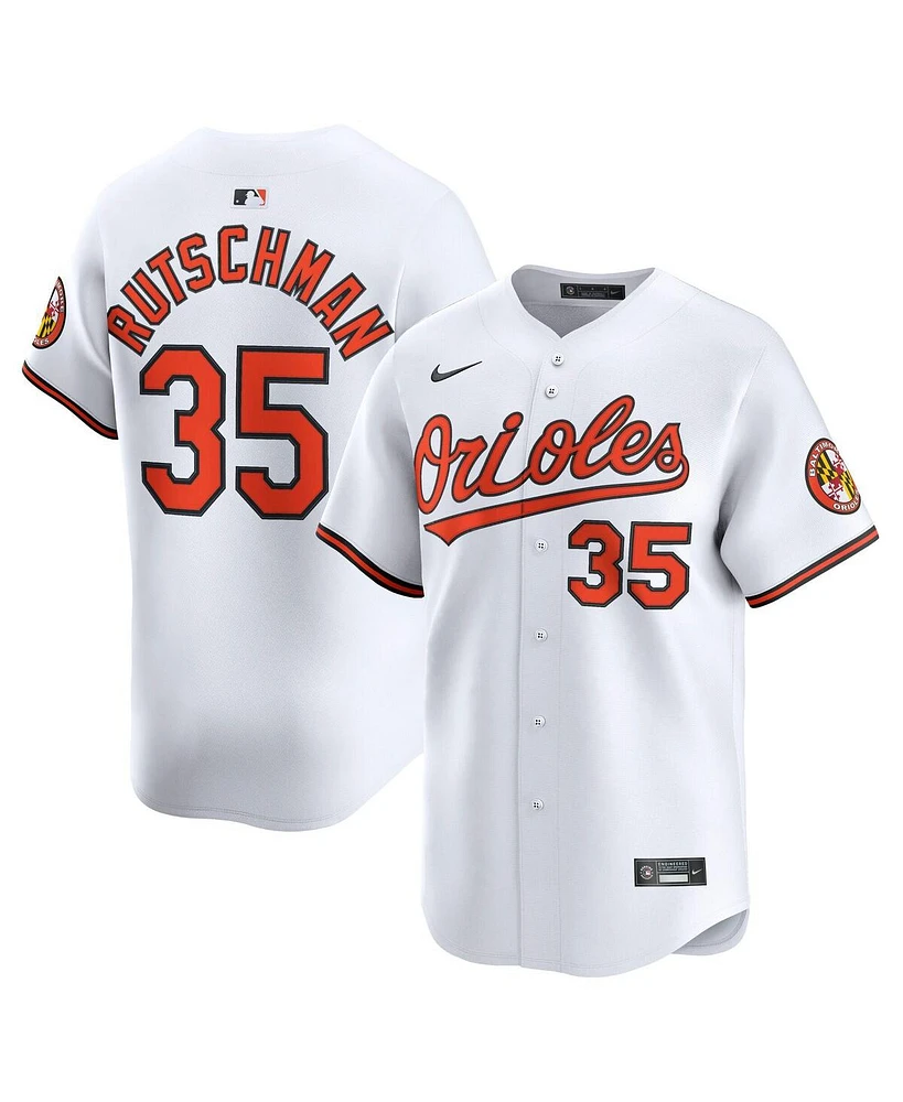 Nike Men's Adley Rutschman White Baltimore Orioles Home Limited Player Jersey