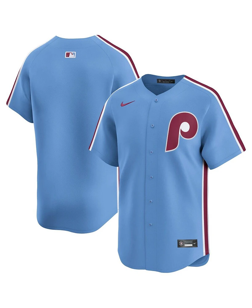 Nike Men's Light Blue Philadelphia Phillies Alternate Limited Jersey