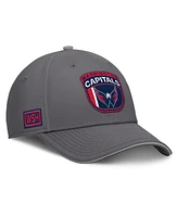 Fanatics Men's Gray Washington Capitals Home Ice Flex Hat