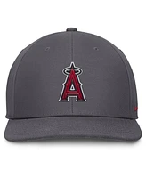 Nike Men's Gray Los Angeles Angels Pro Performance Snapback Hat