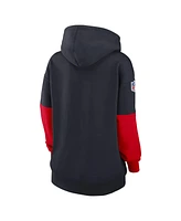 Nike Women's Navy Houston Texans 2024 Sideline Essential Fleece Pullover Hoodie