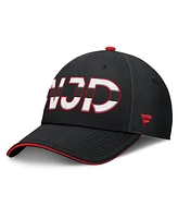 Fanatics Men's Black/Red New Jersey Devils Authentic Pro Rink Team Code Flex Hat