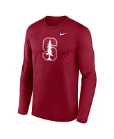 Nike Men's Cardinal Stanford Primetime Primary Legend Long Sleeve T-Shirt