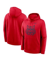 Nike Men's Red Arizona Wildcats Primetime Alternate Logo Club Fleece Pullover Hoodie