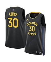 Jordan Men's and Women's Stephen Curry Black Golden State Warriors 2024/25 Swingman Jersey - Statement Edition