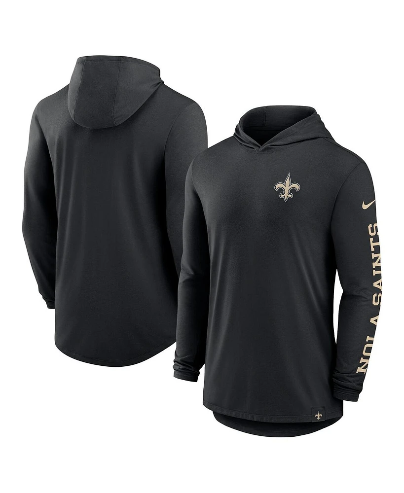 Nike Men's Black New Orleans Saints Blitz Pullover Hoodie