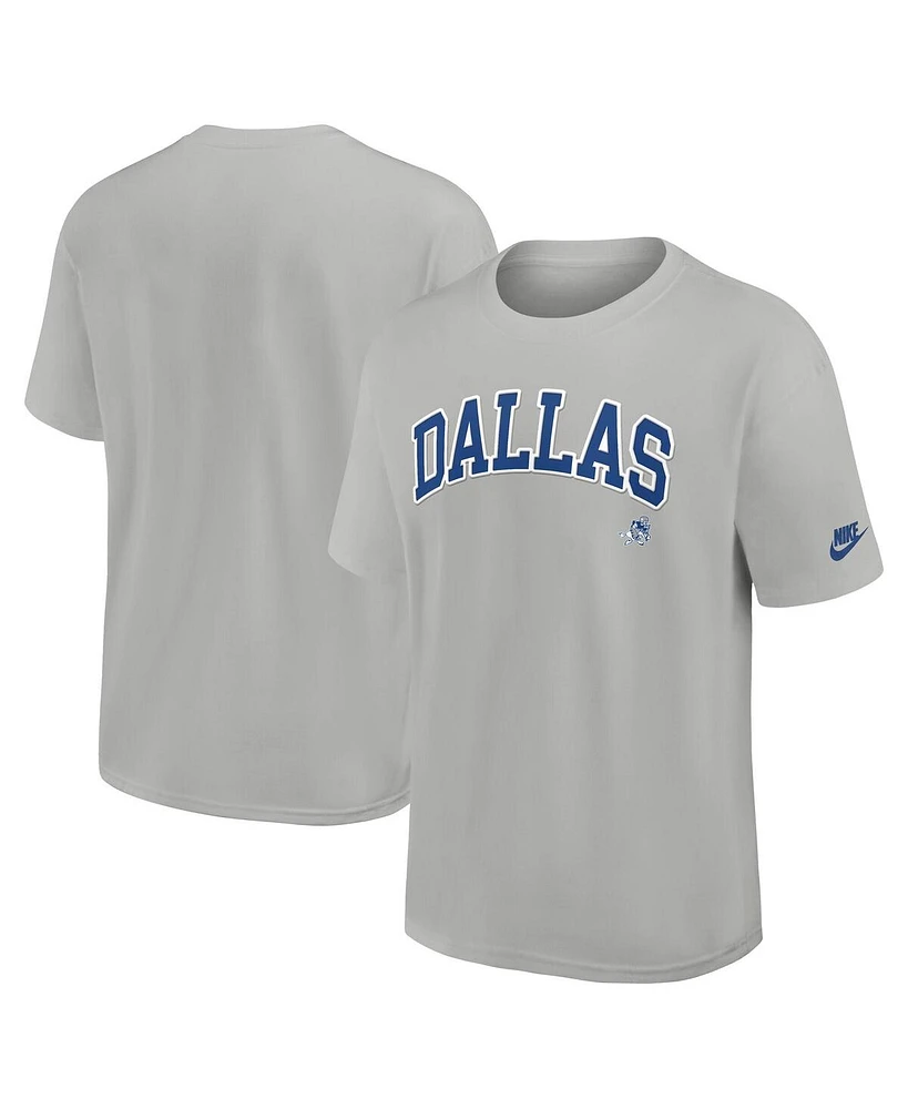 Nike Men's Silver Dallas Cowboys Rewind Max90 T-Shirt