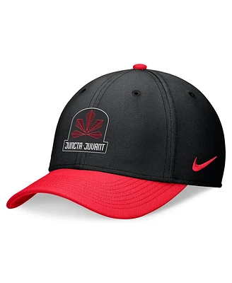 Nike Men's Black/Red Cincinnati Reds 2024 City Connect Swoosh Flex Hat