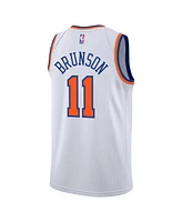 Nike Big Boys and Girls Jalen Brunson White New York Knicks Association Swingman Jersey