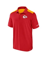 Fanatics Men's Red/Gold Kansas City Chiefs Colorblock Polo