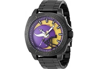 Invicta Men's 47889 Nfl Minnesota Vikings Quartz 3 Hand Yellow, Purple Dial Watch