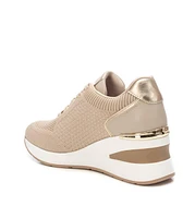 Women's Wedge Lace-Up Sneakers By Xti