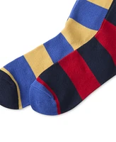 Polo Ralph Lauren Men's 2-Pk. Rugby Stripe Slack Socks