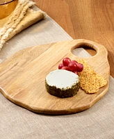 Oake Round Wood Serving Board, Exclusively at Macy's