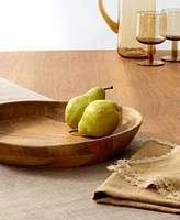 Oake Low Wood Serving Bowl, Exclusively at Macy's