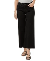 Silver Jeans Co. Women's Suki Mid Rise Curvy Fit Wide Leg