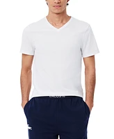 Lacoste Men's 5-Pack Slim-Fit V-Neck Undershirts
