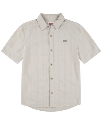 Levi's Big Boys Textured Striped Shirt
