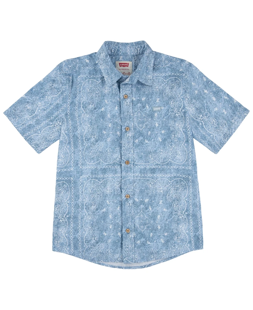Levi's Big Boys Bandana Woven Shirt