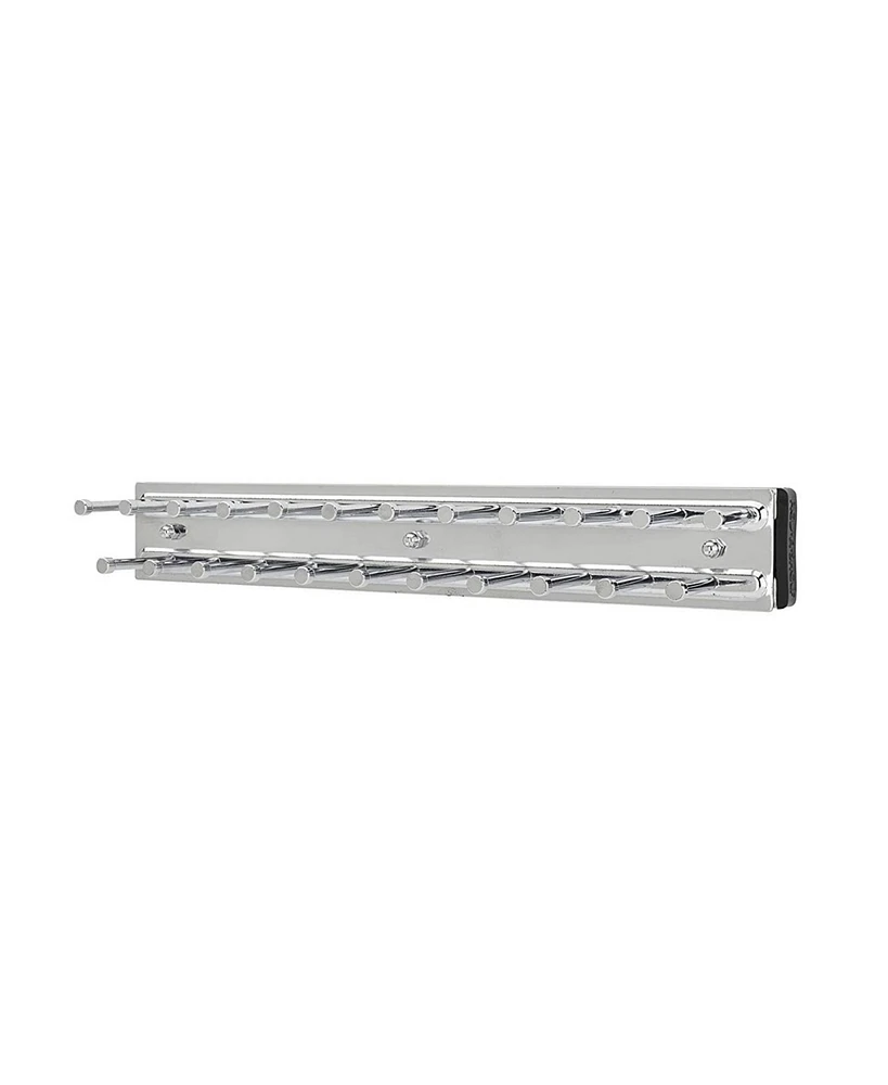 Rev-a-Shelf Trc-12CR 12-Inch Side Mount Extending Tie Rack, Chrome (Refurbished)
